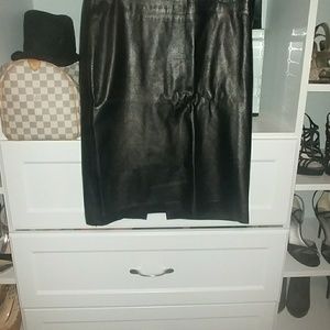 REAL LEATHER SKIRT